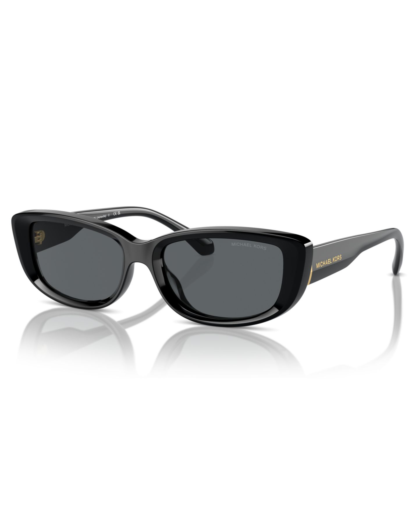 Женские солнцезащитные очки Michael Kors Sunglasses, MK2210U, цвет: Чёрный — фото 1