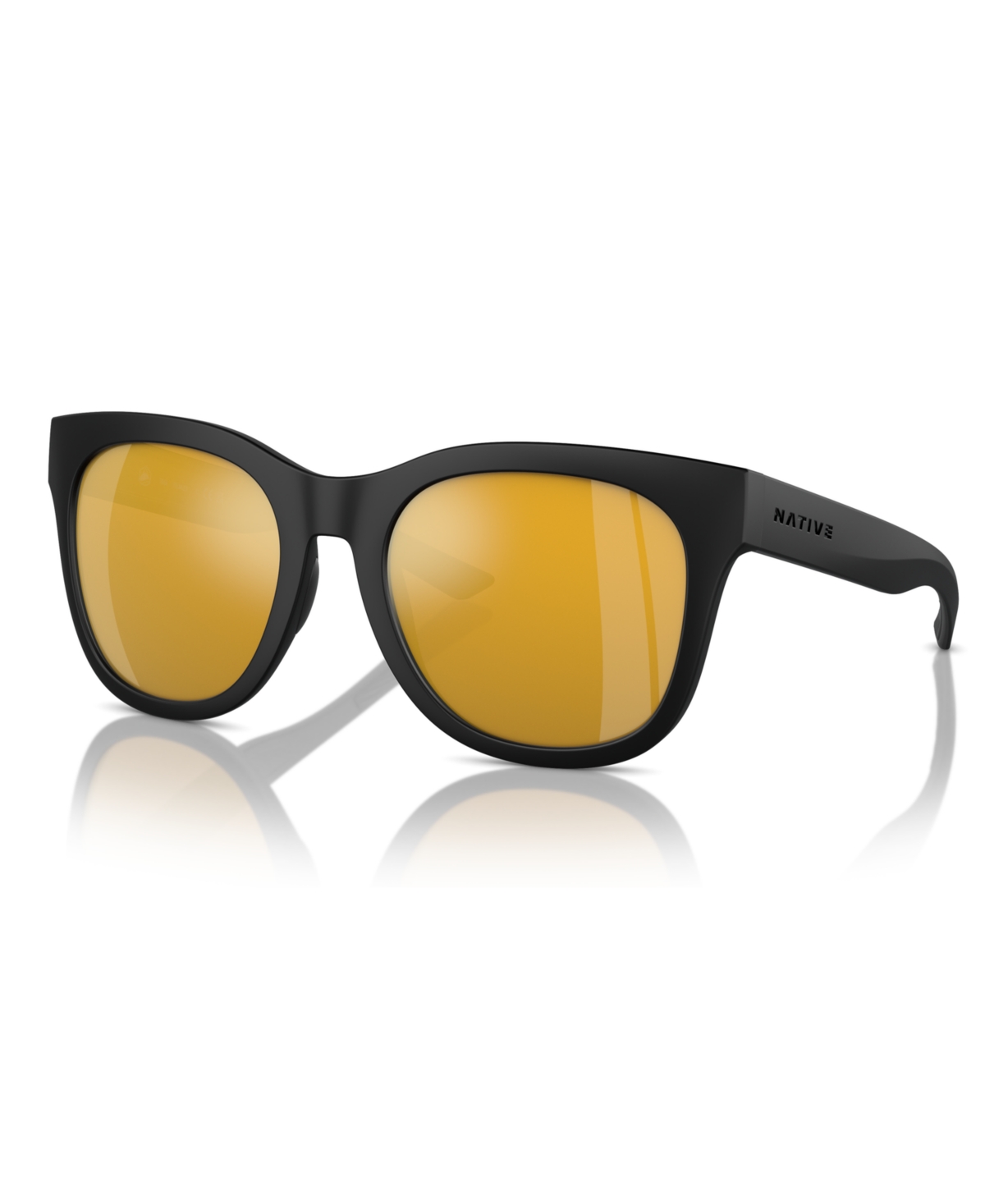 Women's Polarized Sunglasses, Tiaga Xd9044 - Matte Black, Bronze Reflex Polarized