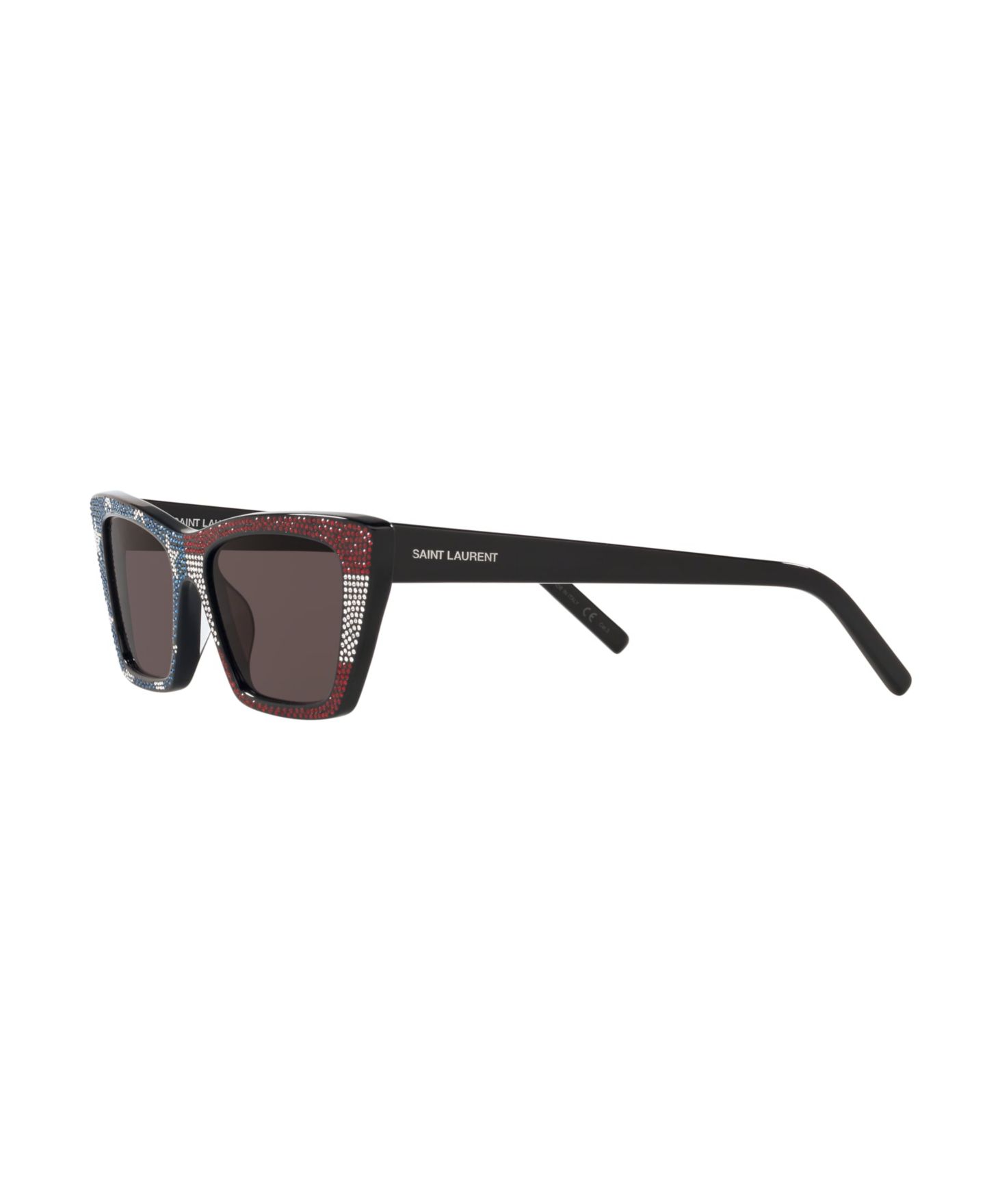 Женские солнцезащитные очки Saint Laurent Sunglasses, SL 276 Mica, цвет: Чёрный — фото 5