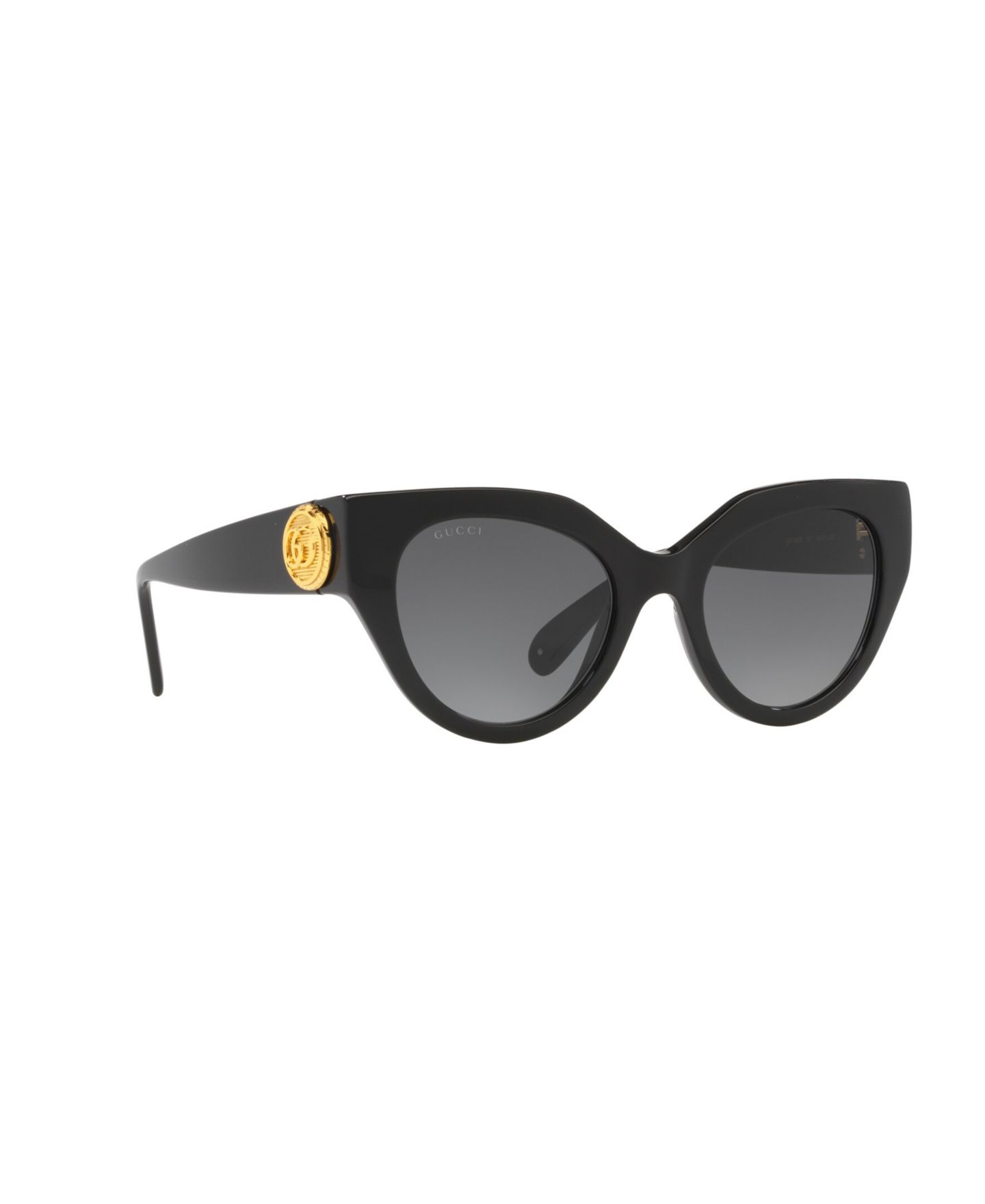 Женские солнцезащитные очки Gucci Sunglasses, GG1408S, цвет: Чёрный — фото 9