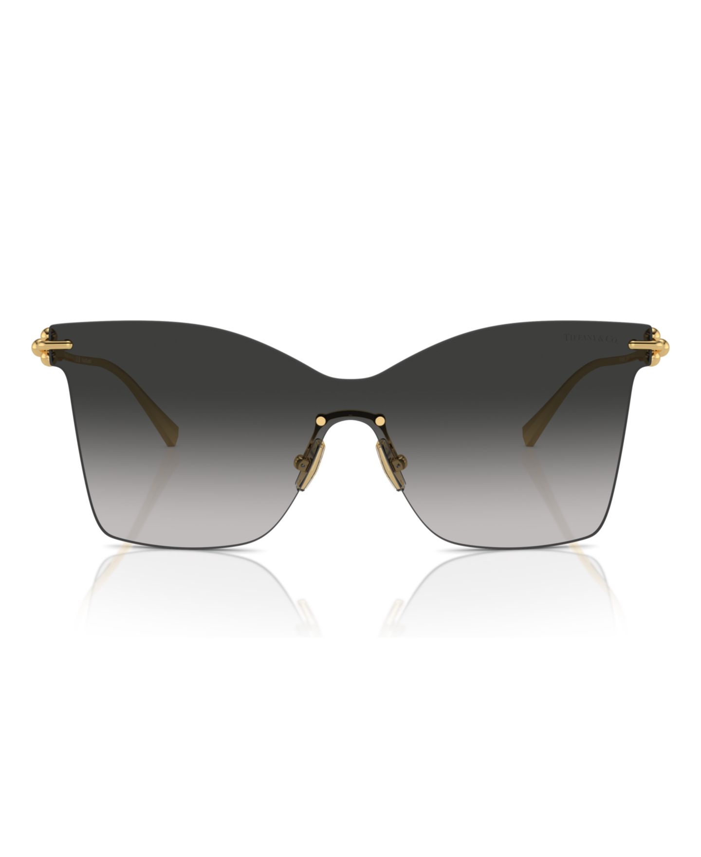 Женские солнцезащитные очки Tiffany & Co. Sunglasses, Tf3103K, цвет: Позолоченный — фото 2