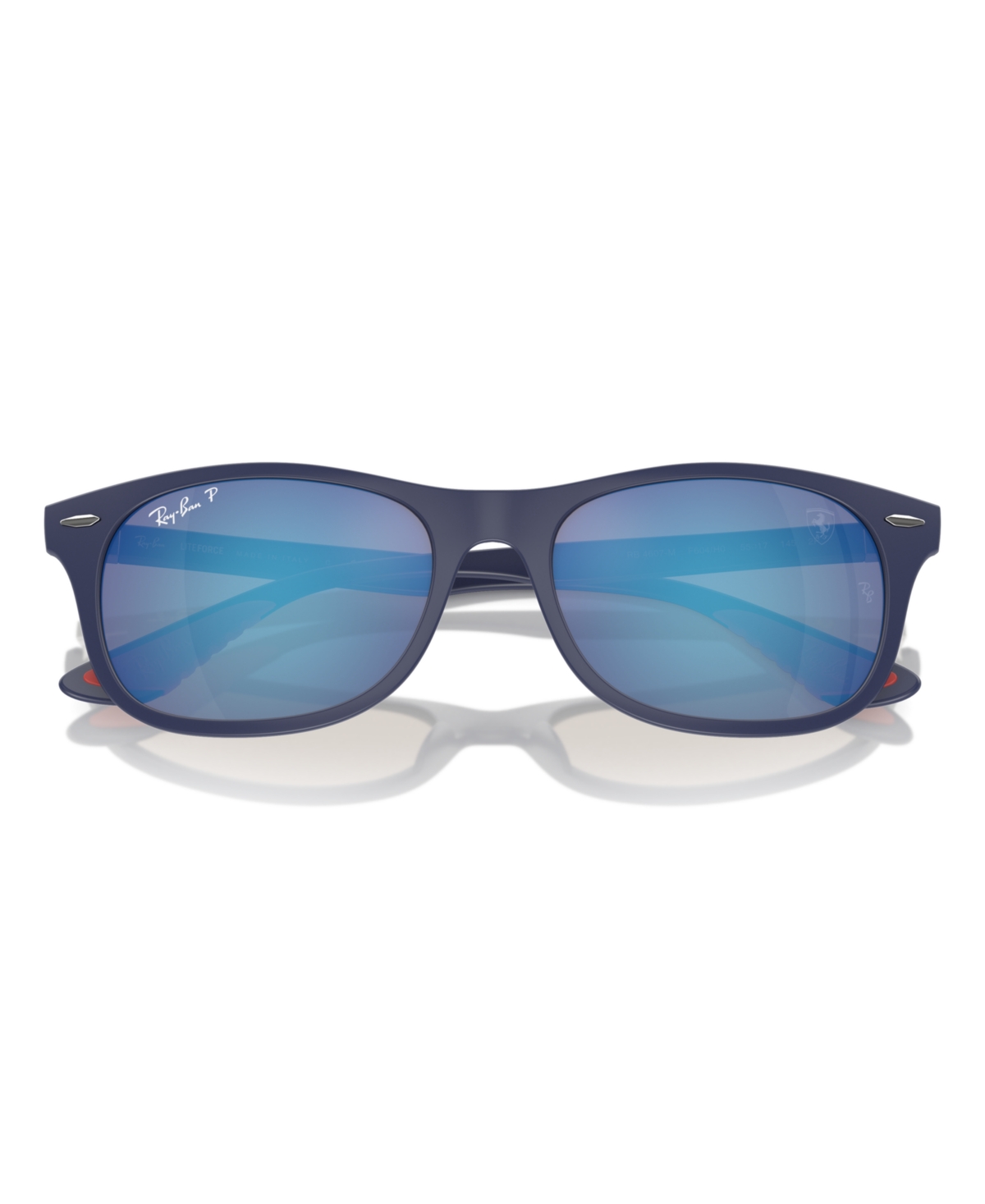Shop Ray Ban Unisex Polarized Sunglasses, Rb4607m In Blue