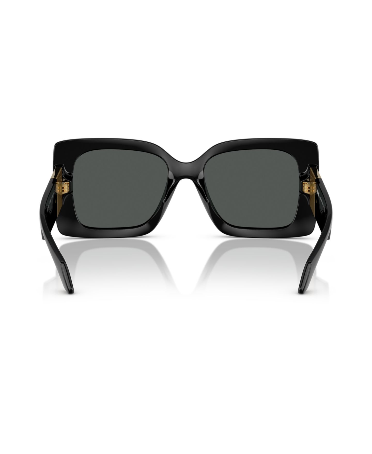 Женские солнцезащитные очки Versace Bold Square Sunglasses, Ve4467U, цвет: Чёрный — фото 2