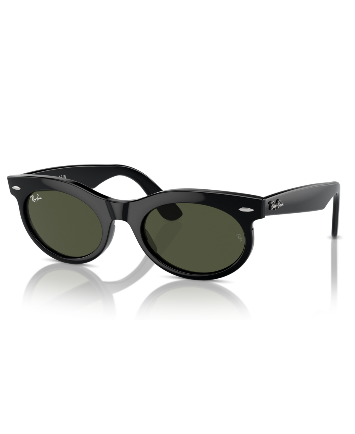 Shop Ray Ban Unisex Sunglasses, Wayfarer Oval Change Rb2242 In Black