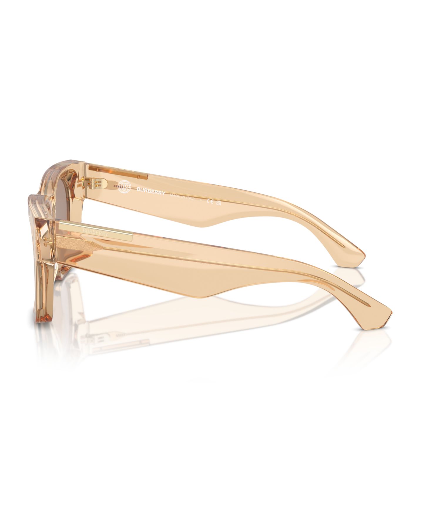 Женские солнцезащитные очки Burberry Square Sunglasses BE4424, цвет: Коричневый — фото 5