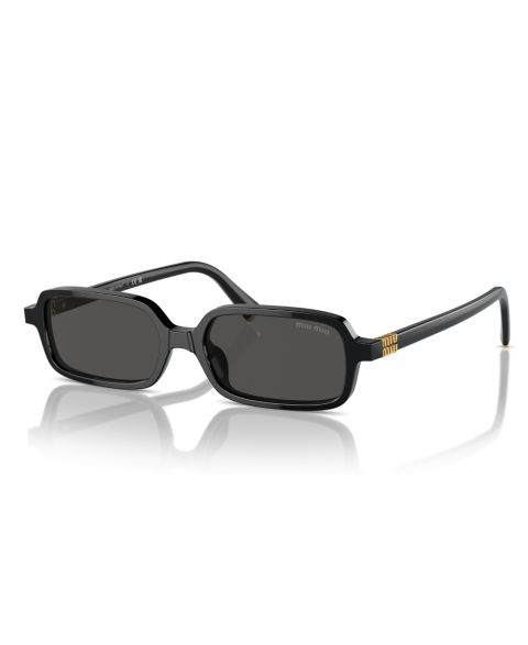 Женские солнцезащитные очки MIU MIU Sunglasses, MU 11Zs, цвет: Чёрный / Серый