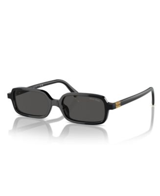 MIU MIU キャットアイサンクラス MU02ZS 11Q50D Miu Miu MU 02ZS Square Sunglasses | EyeOns.com