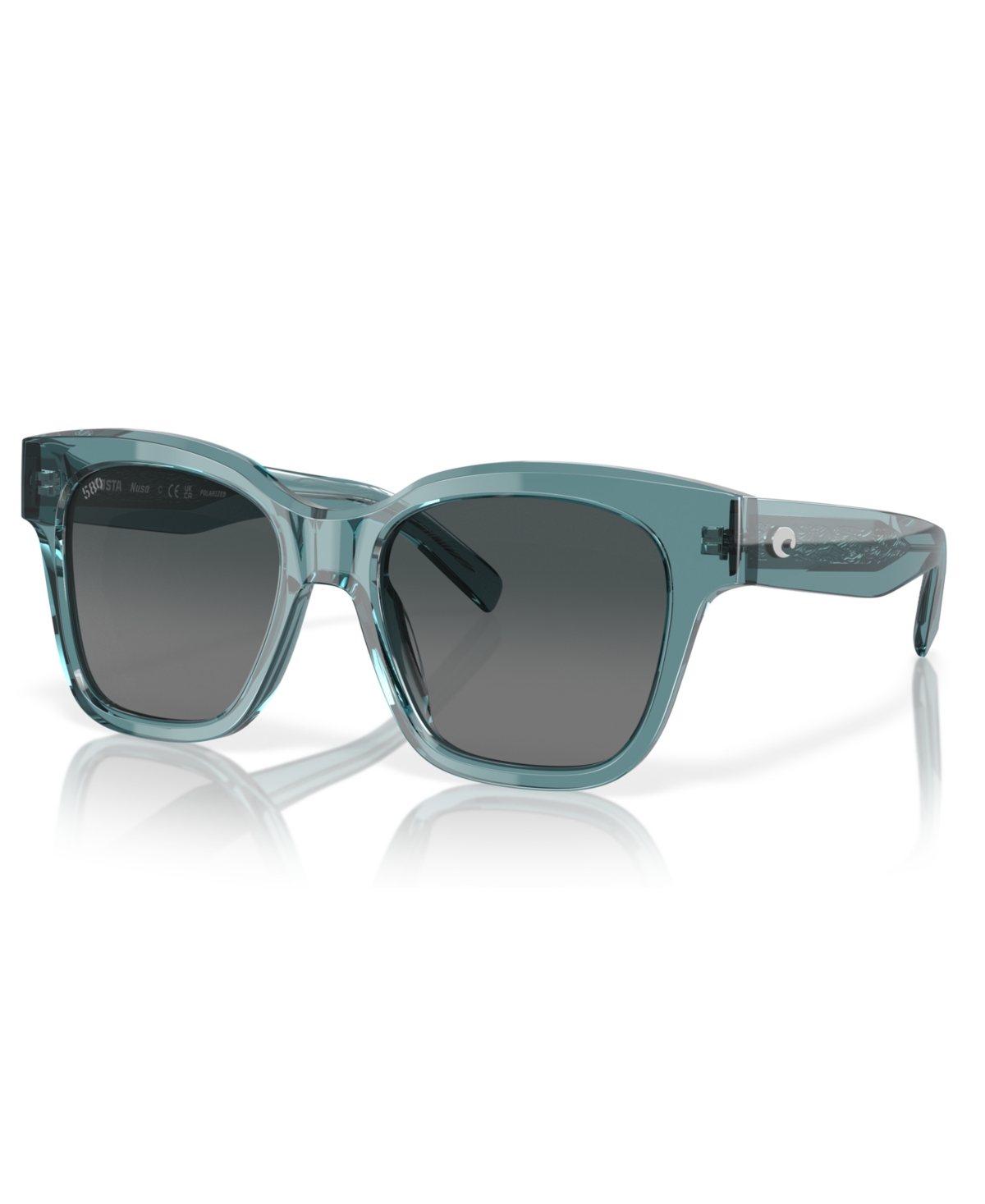 Costa Del Mar Women's Polarized Sunglasses, Nusa 6s2016 In Deep Crystal Aquamarine