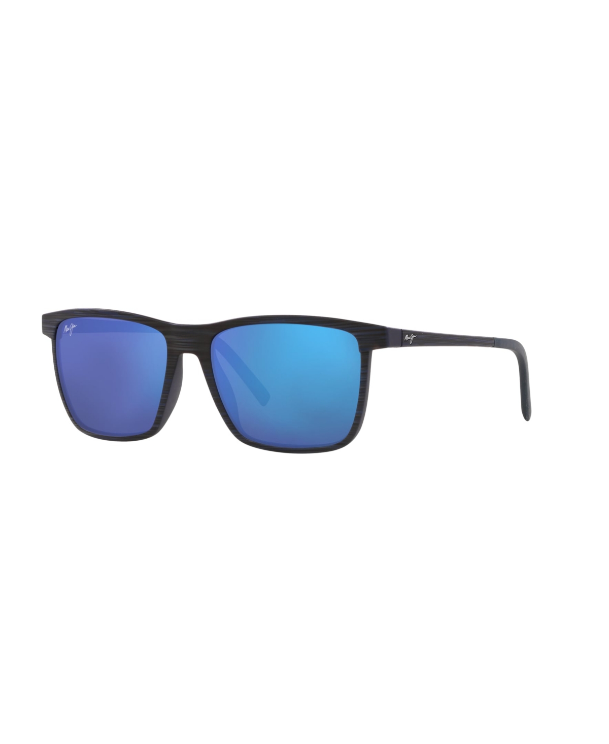 Maui Jim Unisex Polarized Sunglasses, One Way - Black Matte