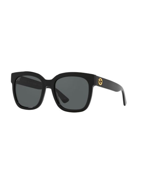 Женские солнцезащитные очки Gucci Sunglasses, GG0034SN, цвет: Чёрный
