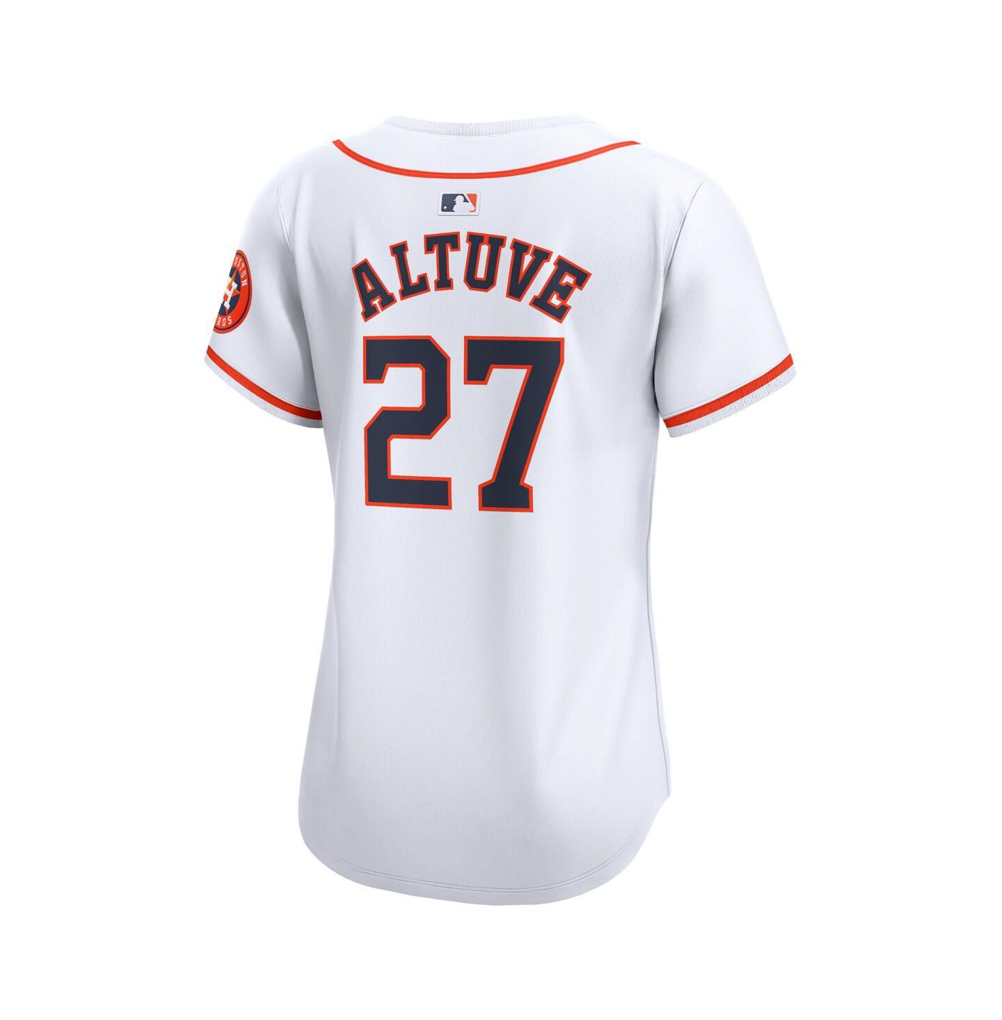 Женский топ Nike Jose Altuve White Houston Astros Home Limited Player Jersey — фото 2
