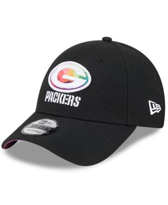 Men's Black Green Bay Packers 2023 NFL Crucial Catch 9FORTY Adjustable Hat