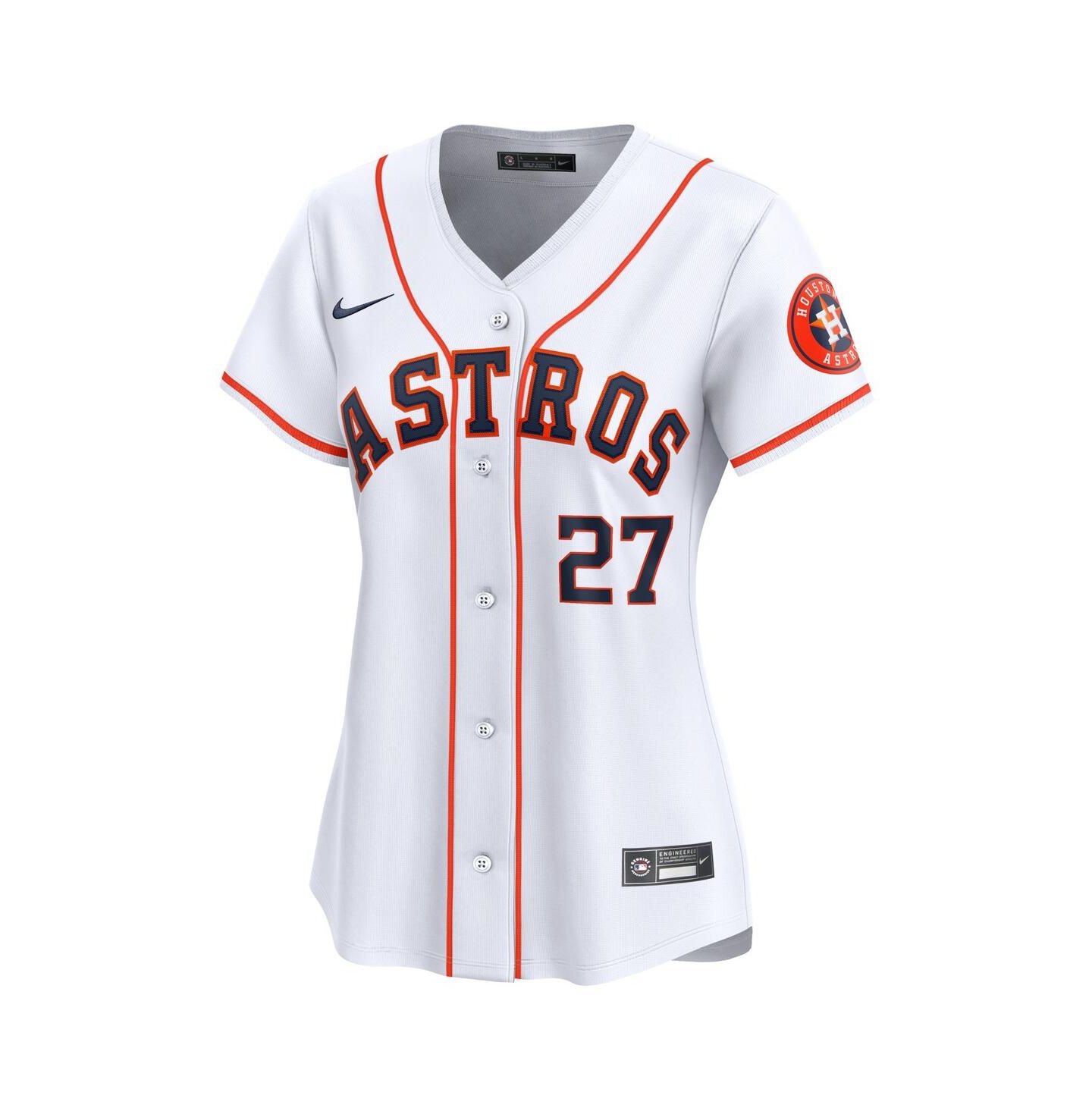 Женский топ Nike Jose Altuve White Houston Astros Home Limited Player Jersey — фото 3