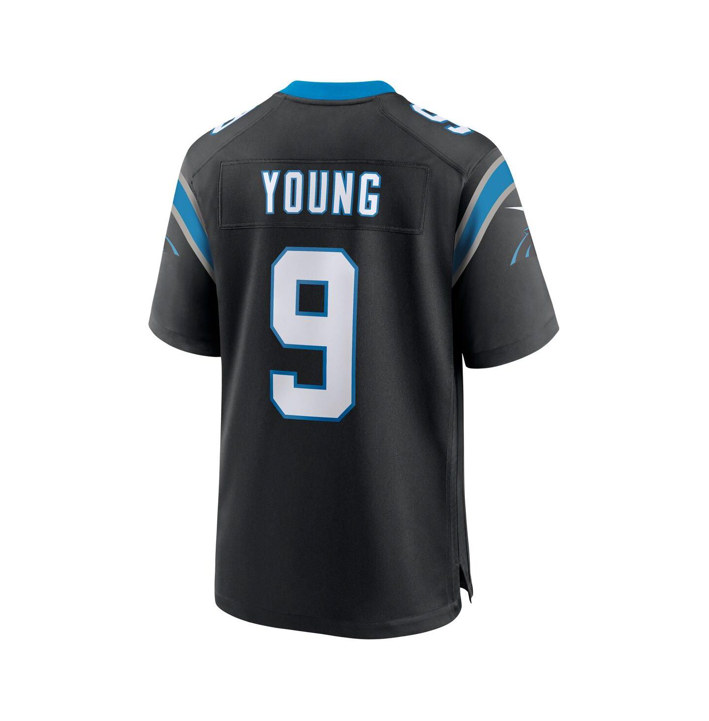 Мужской топ Nike Bryce Young Carolina Panthers Team Game Jersey, цвет: Чёрный — фото 2