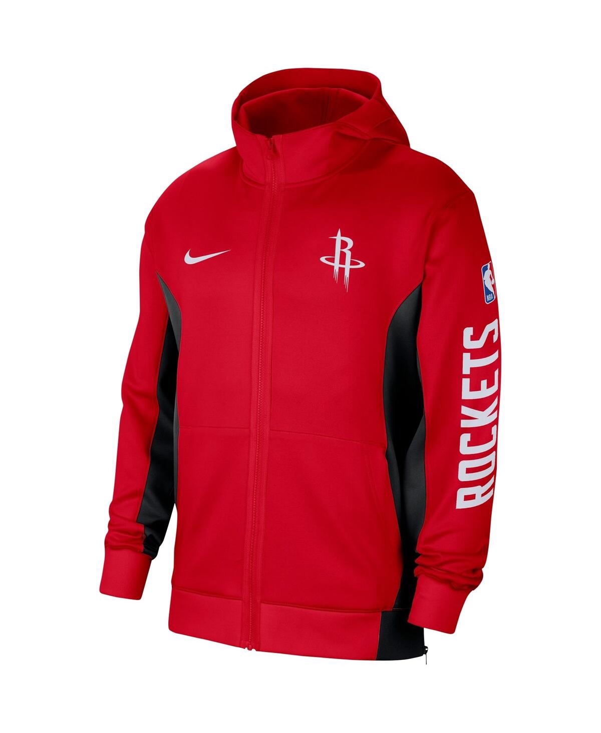 Shop Nike Men's  Red Houston Rockets 2023/24 Authentic Showtime Full-zip Hoodie