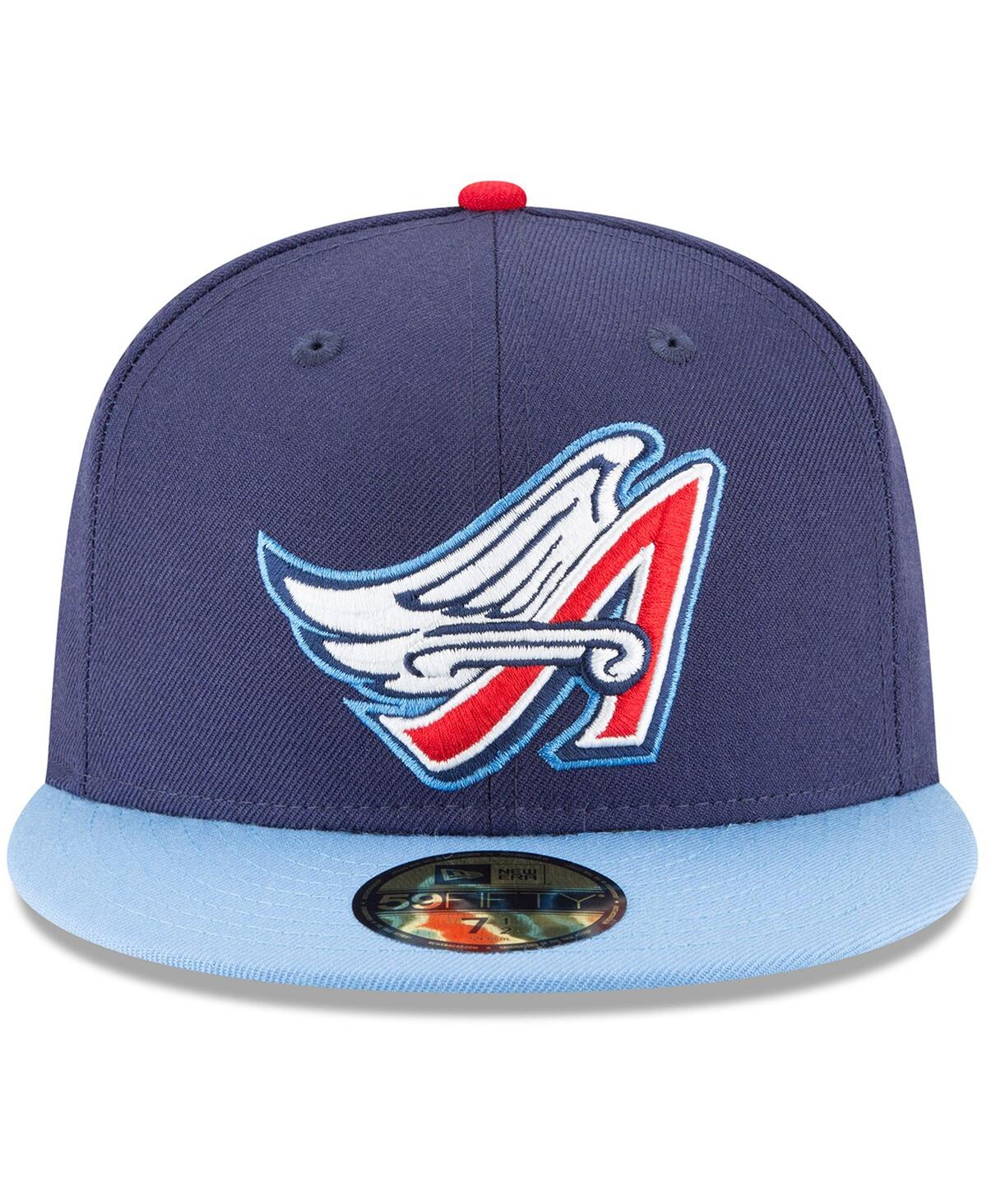Men's New Era Navy California Angels Cooperstown Collection Wool 59FIFTY Fitted Hat