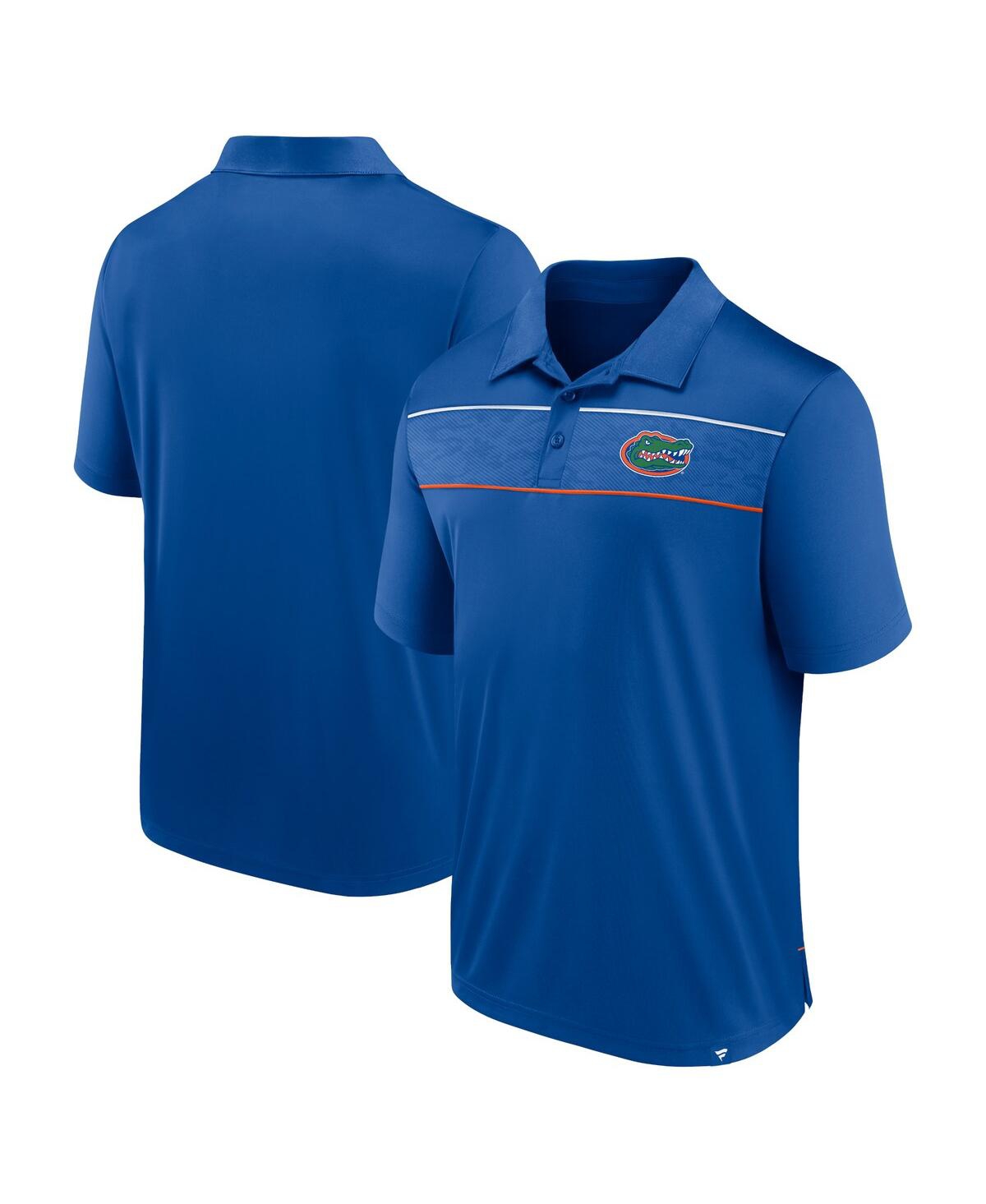 Shop Fanatics Men's  Royal Florida Gators Defender Polo Shirt