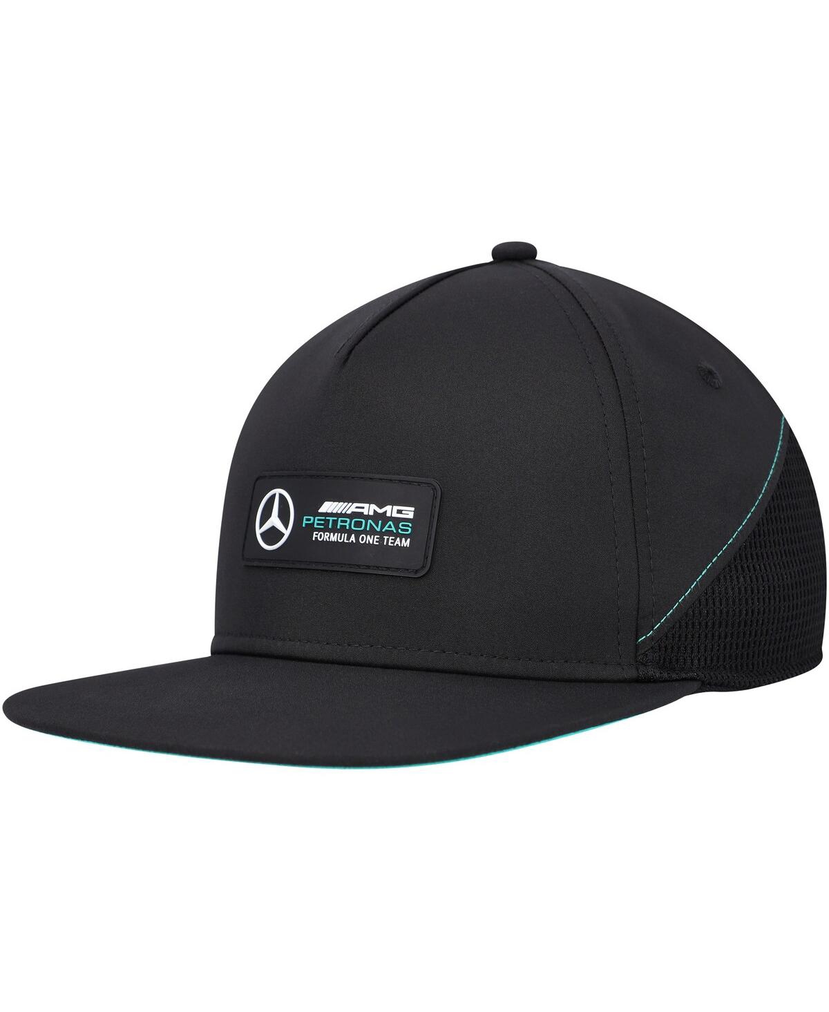 Men's Puma Black Mercedes-amg Petronas F1 Team Adjustable Hat - Black