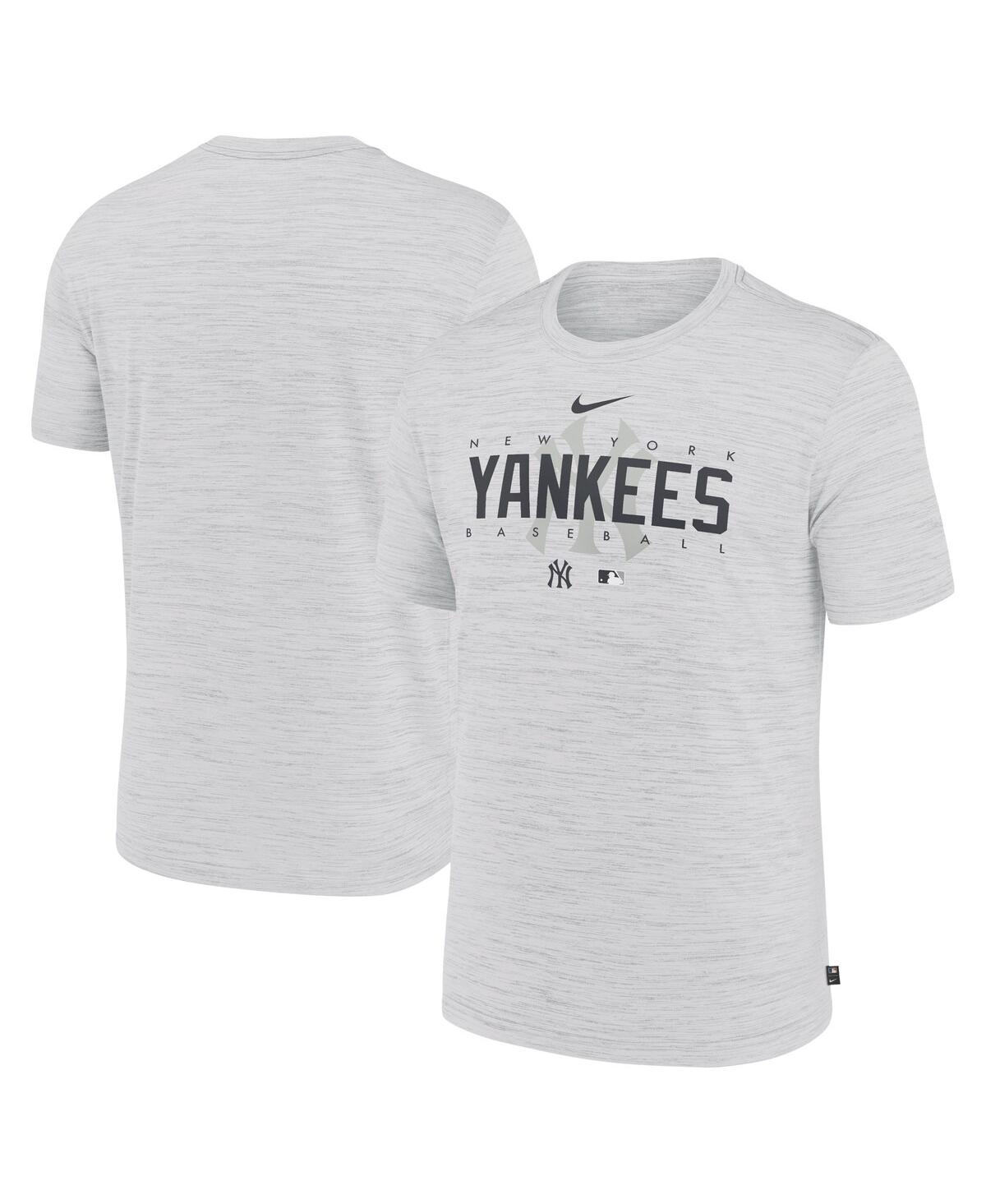 Nike Men's  White New York Yankees Authentic Collection Velocity Performance Practice T-shirt