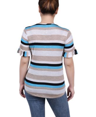 Women's Short Bell Sleeve Top