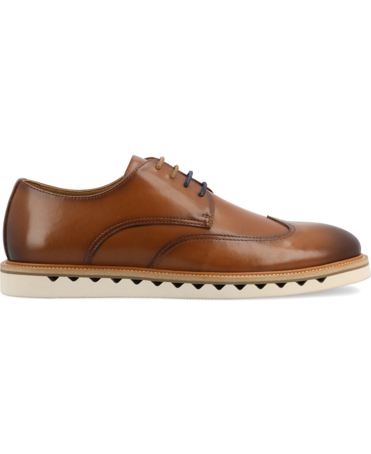 Vance Co. Men's Evander Tru Comfort Foam Wingtip Lace-Up Derby Shoes