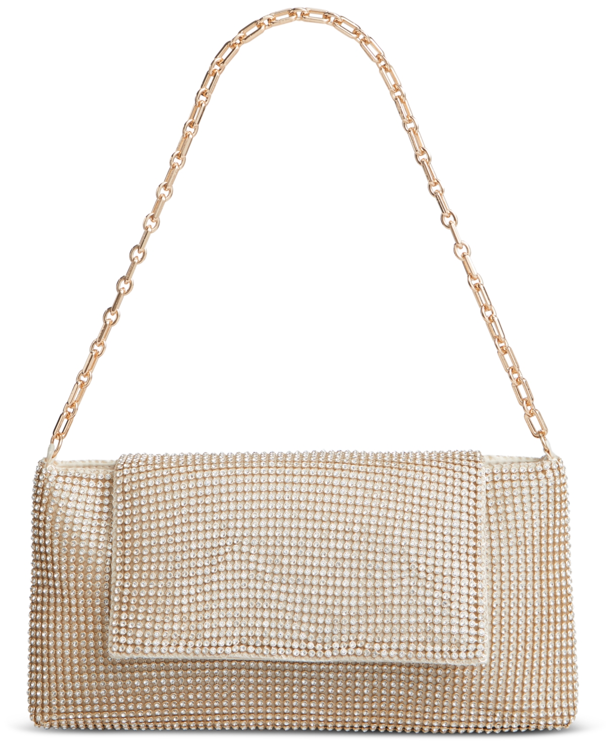 Inc International Concepts Mesh Chain-strap Baguette, Created For Macy's In Gold