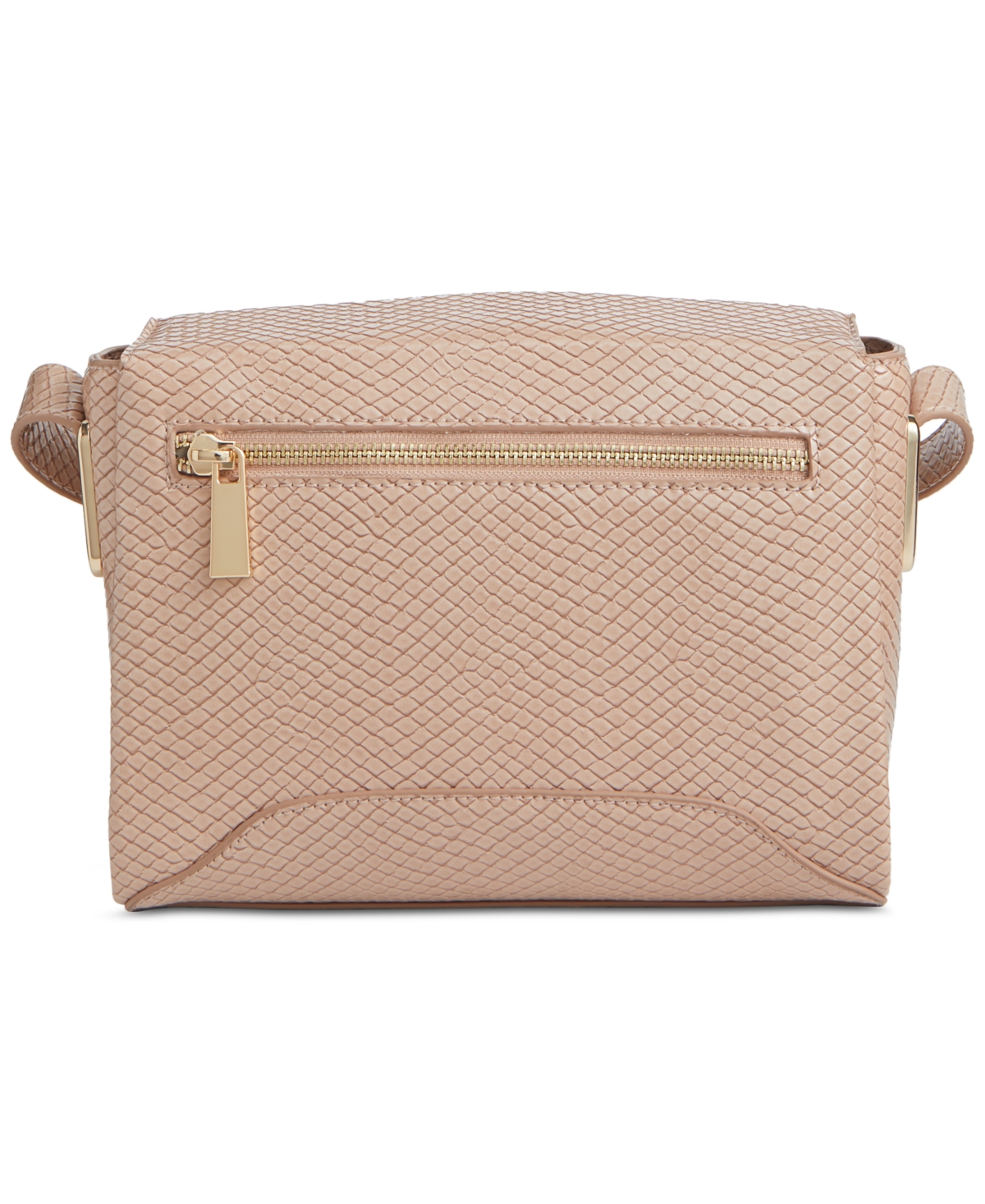 Shop On 34th Leslii Embossed Crossbody Bag, Created For Macy's In Chai Snake