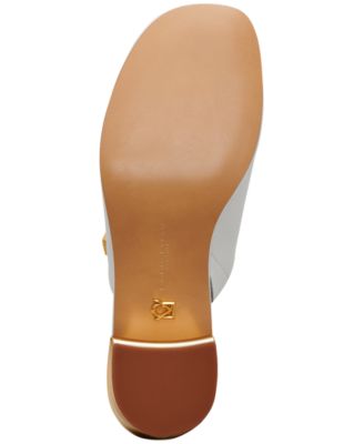 Women's Tinley Leather Peep Toe Mules
