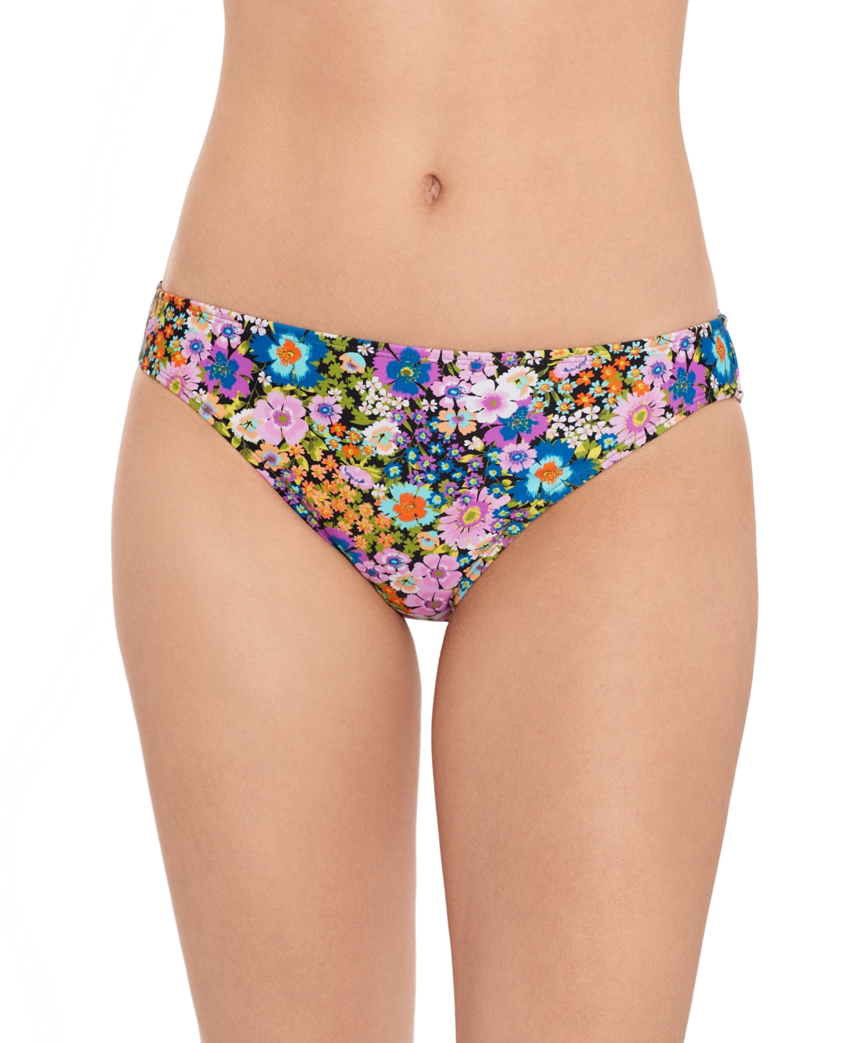 Women's Flower Burst Hipster Bikini Bottoms, Created for Macy's - Multi