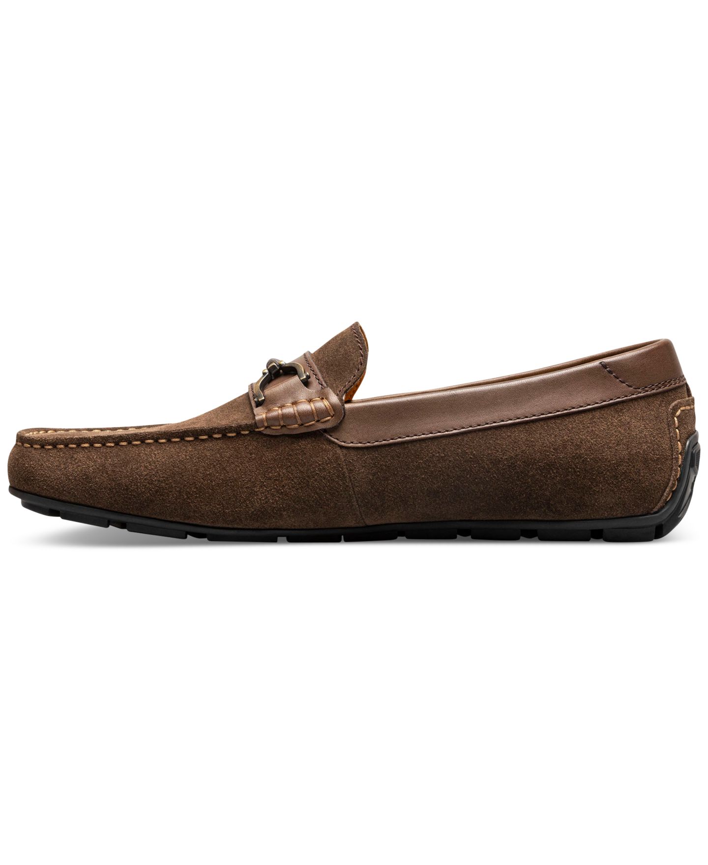 Мужские туфли для вождения Florsheim Motor с мокасиновым носком и пряжкой, цвет: Коричневый замшевый — фото 5