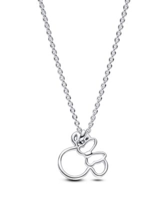 Minnie Mouse Silhouette Collier Necklace