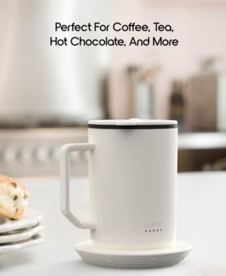 Puree Warming Coffee Mug, 12 oz. Stainless Steel Coffee Mug with Mug Warmer Coaster and Lid&nbsp;