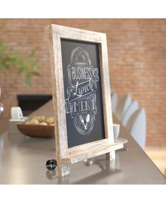 Hanging Or Tabletop Chalkboard With Legs/Wedding Table Sign/Kitchen Countertop Memo Board