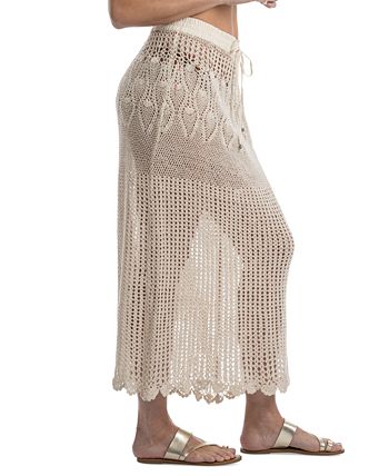 Fabrosanz: Black Tulle Cover Up Maxi Skirt main image 1