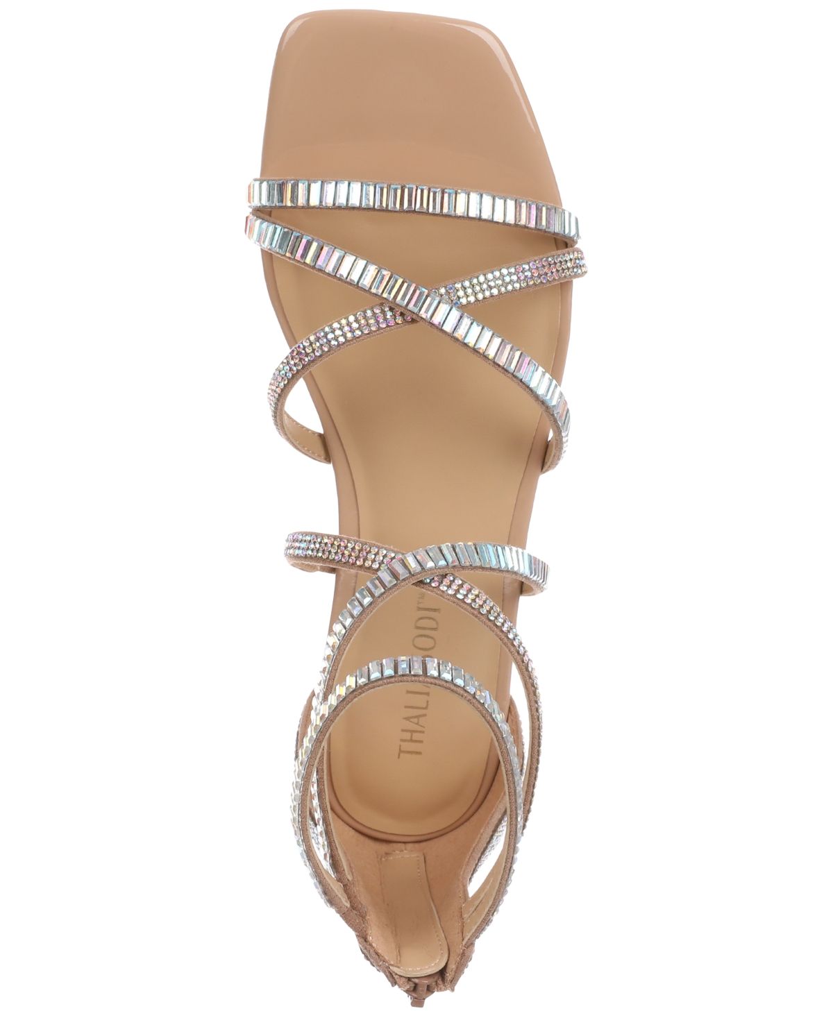 Thalia Sodi Women's Dana Embellished Strappy Flat Sandals