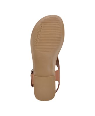 Women's Moraca Buckle T-Strap Flat Sandals