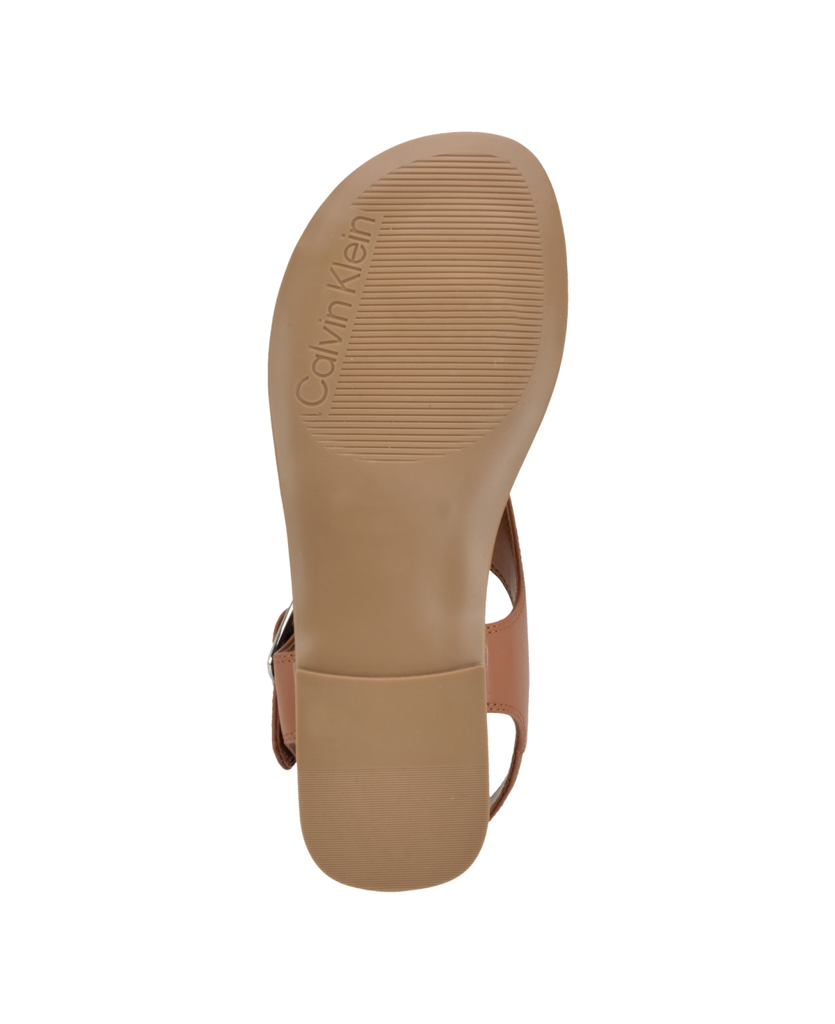 Calvin Klein Moraca Ankle Strap Sandal In Cognac