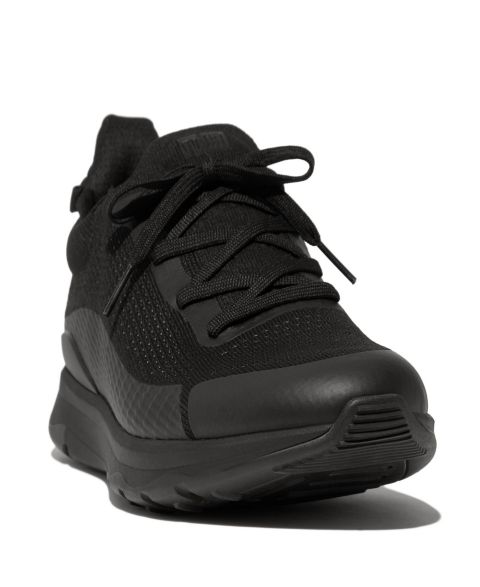 Мужские кроссовки FitFlop Vitamin FFX Knit Sports Sneakers, цвет: Чёрный
