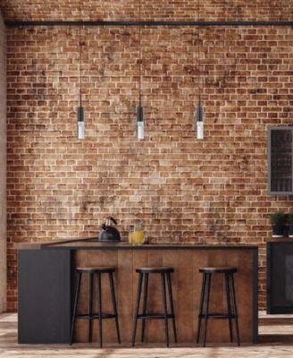 17" Metal, Fabric Palmer 1 Light Pendant with Glass