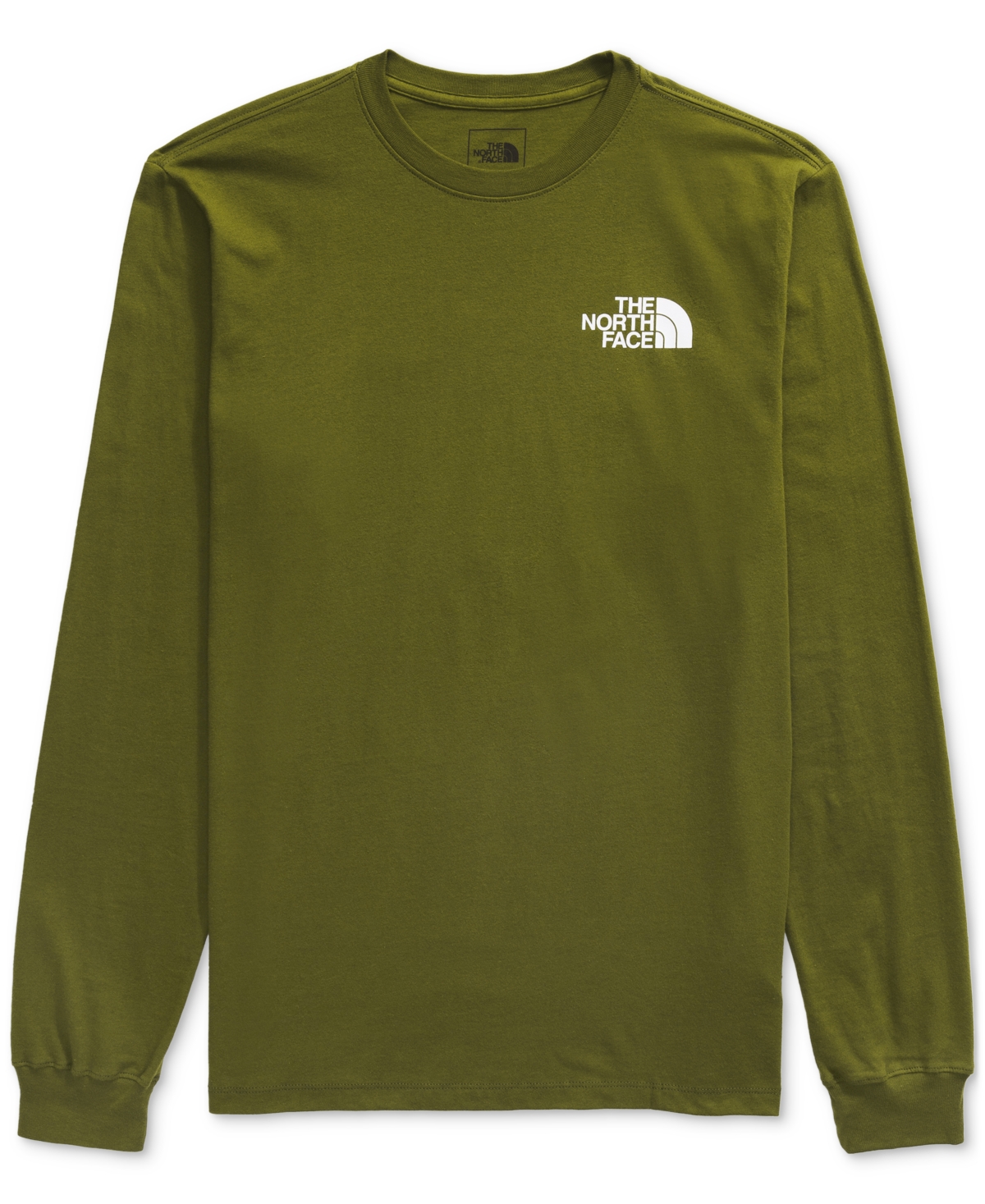 The North Face Men's Box Nse Standard-Fit Logo Graphic Long-Sleeve T-Shirt