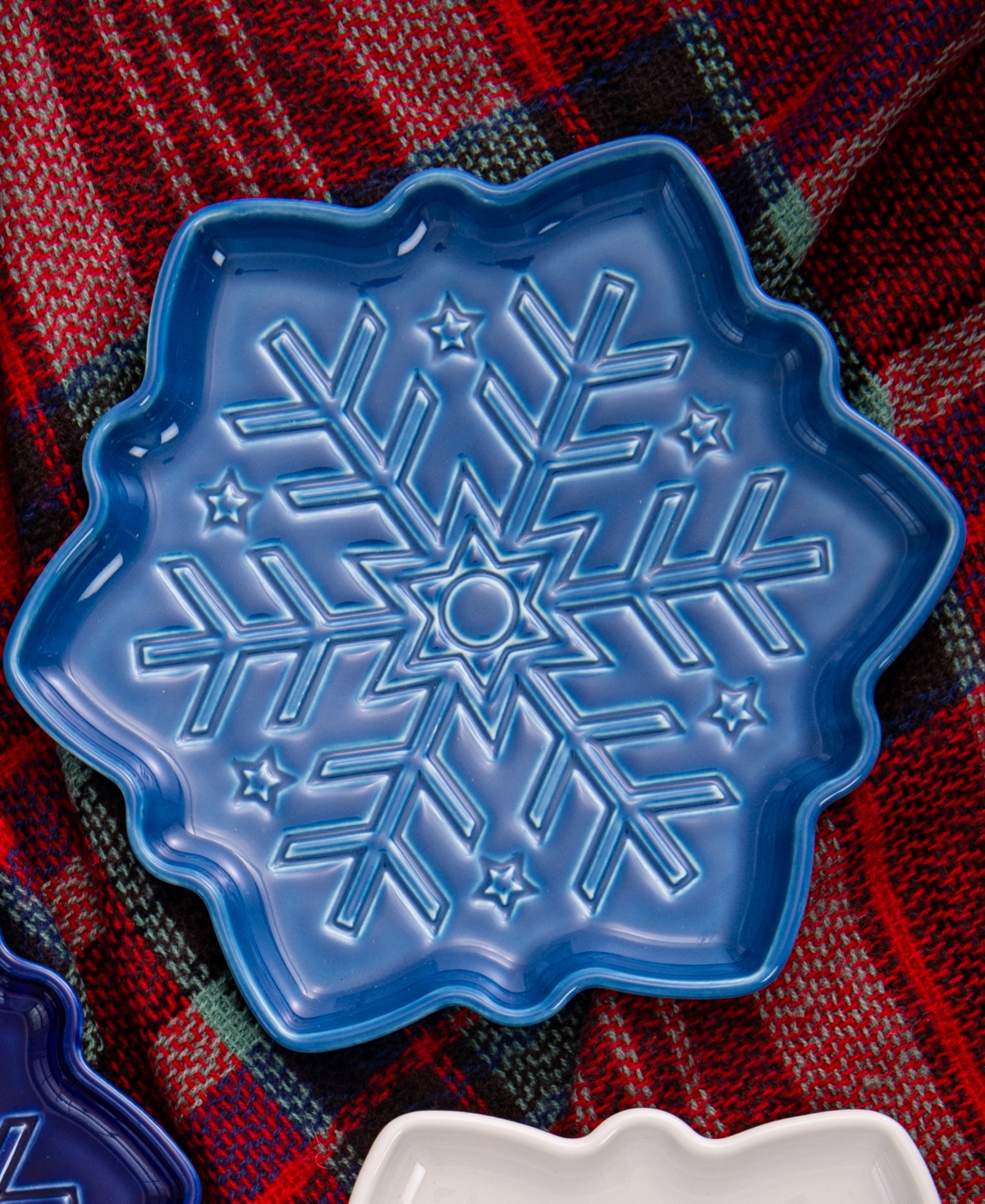 Fiesta Snowflake Shaped Plate In Sky