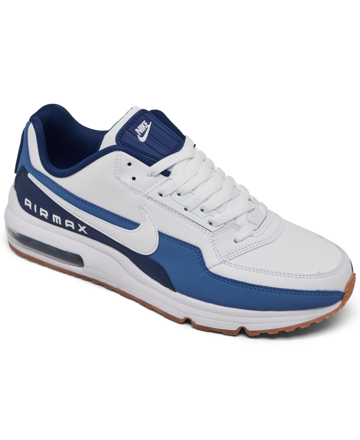 Nike Men s Air Max Ltd 3 Casual Sneakers From Finish Line In White coastal Blue gum ModeSens