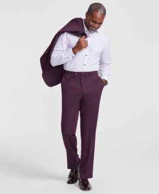 Tayion Collection - Men's Classic-Fit Solid Suit Pants