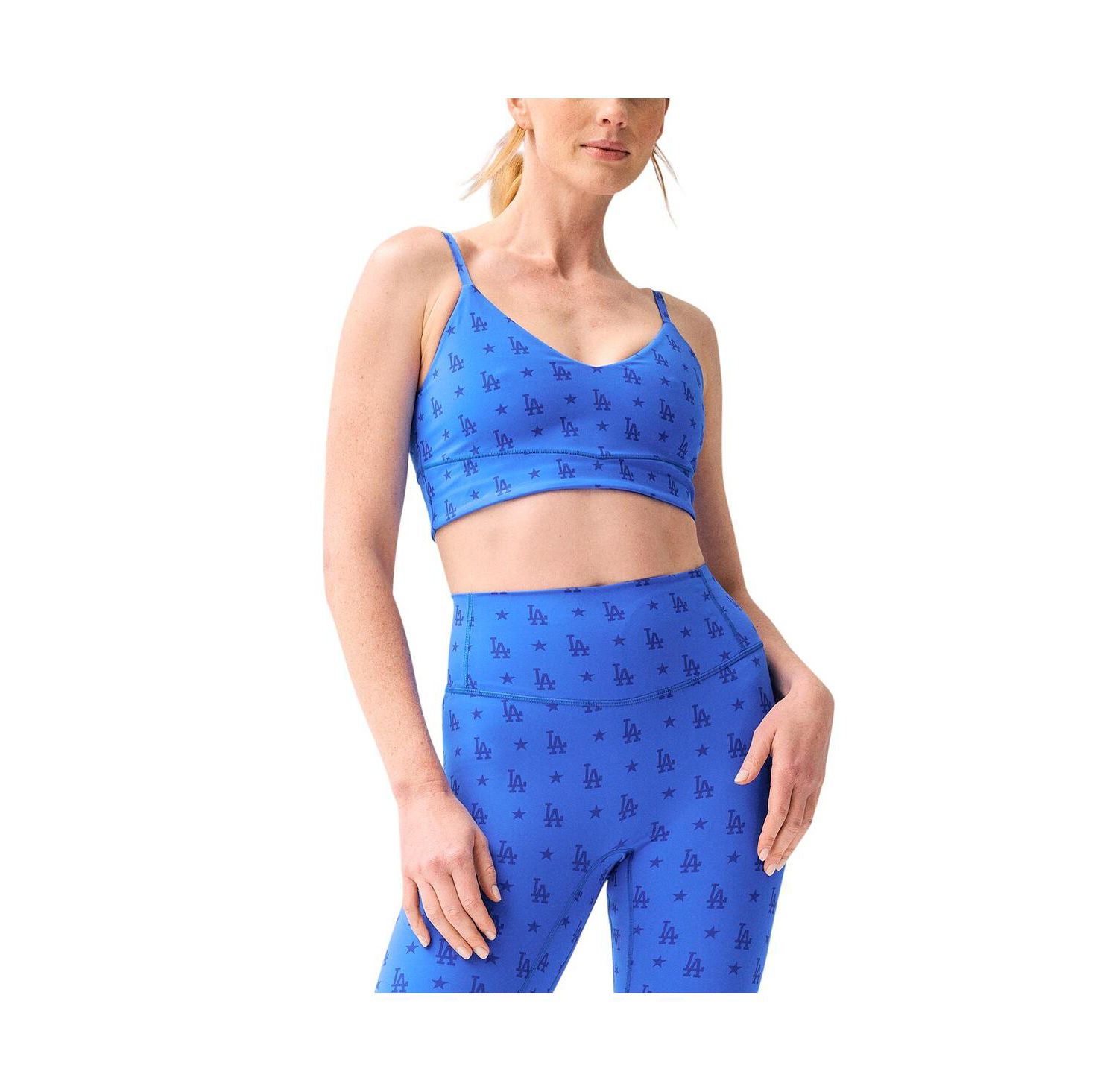 Women's Royal Los Angeles Dodgers Active Bra