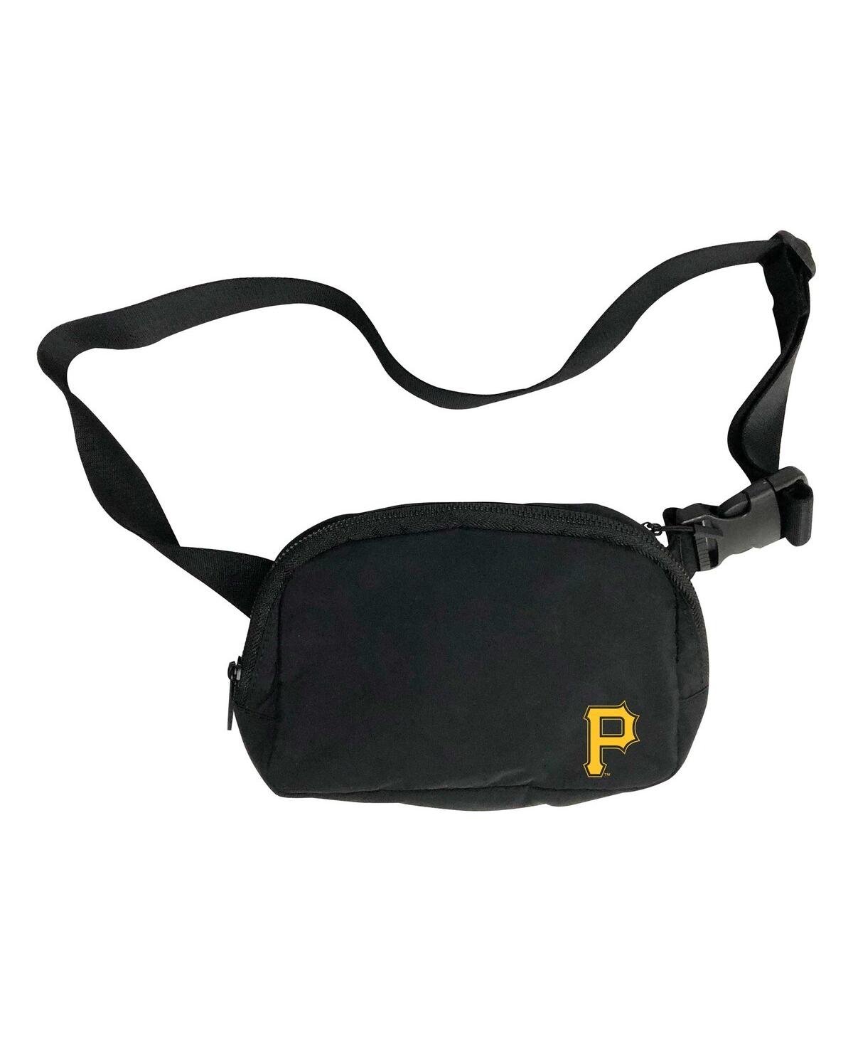 Logo Brands Men's And Women's Pittsburgh Pirates Fanny Pack In Black