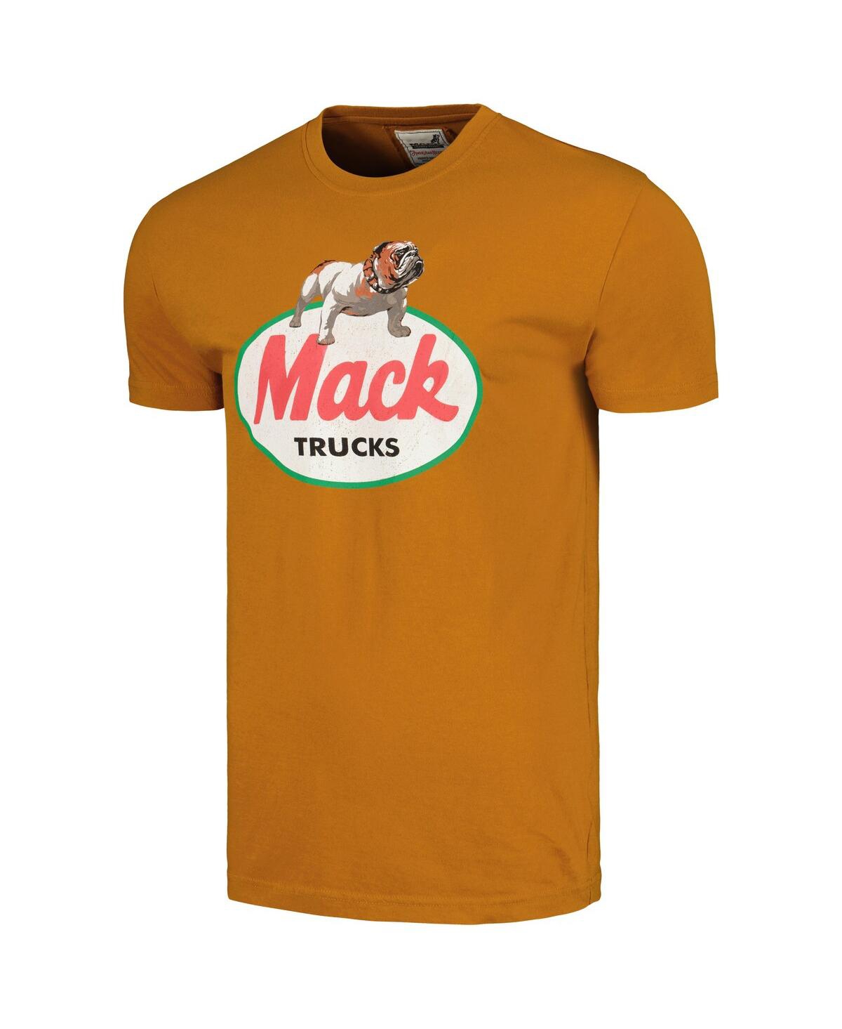 Shop American Needle Men's  Brown Distressed Mack Trucks Brass Tacks T-shirt