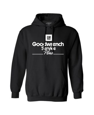 Men's Black Dale Earnhardt Goodwrench Service Plus Car Pullover Hoodie