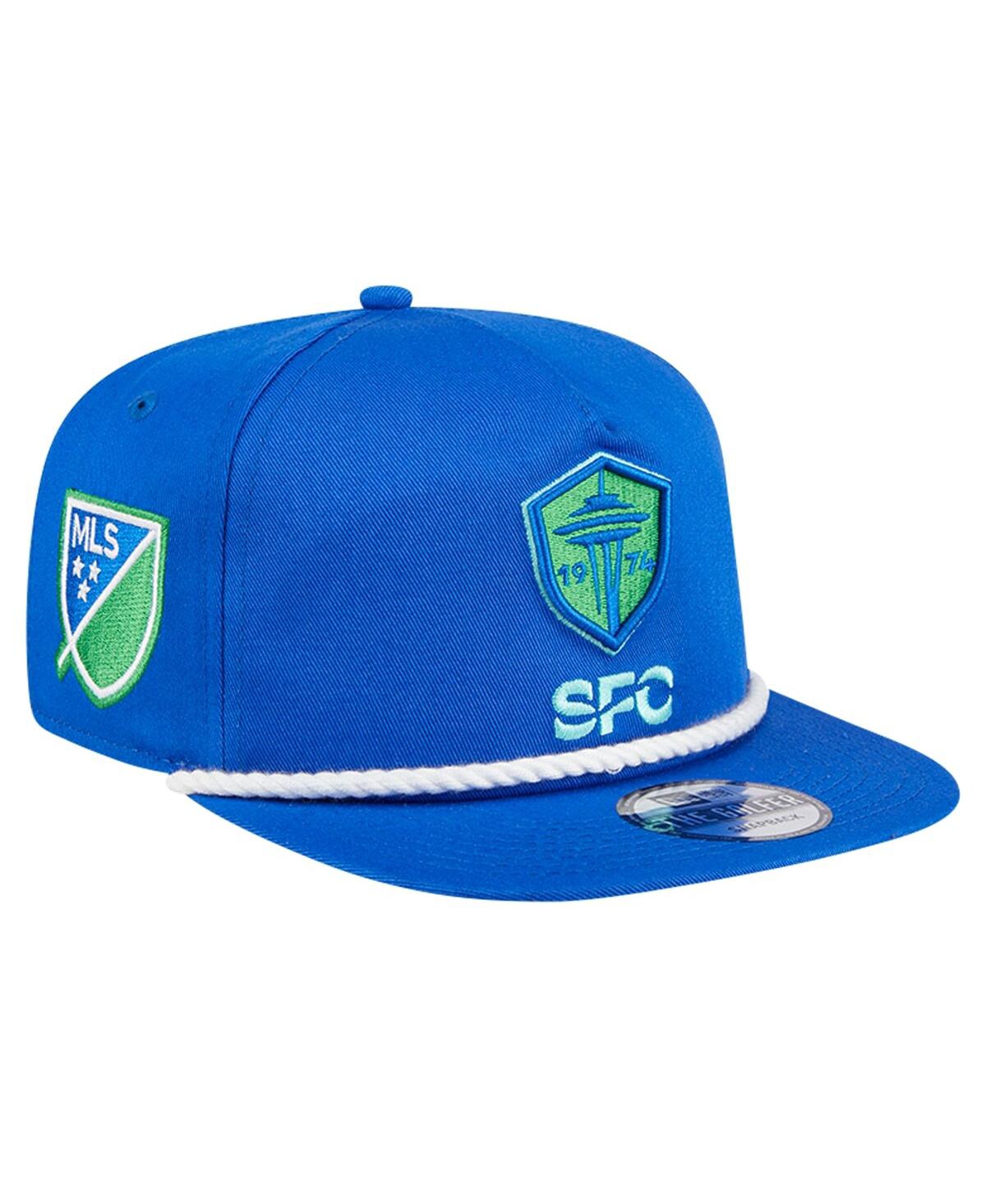 Shop New Era Men's  Blue Seattle Sounders Fc The Golfer Kickoff Collection Adjustable Hat