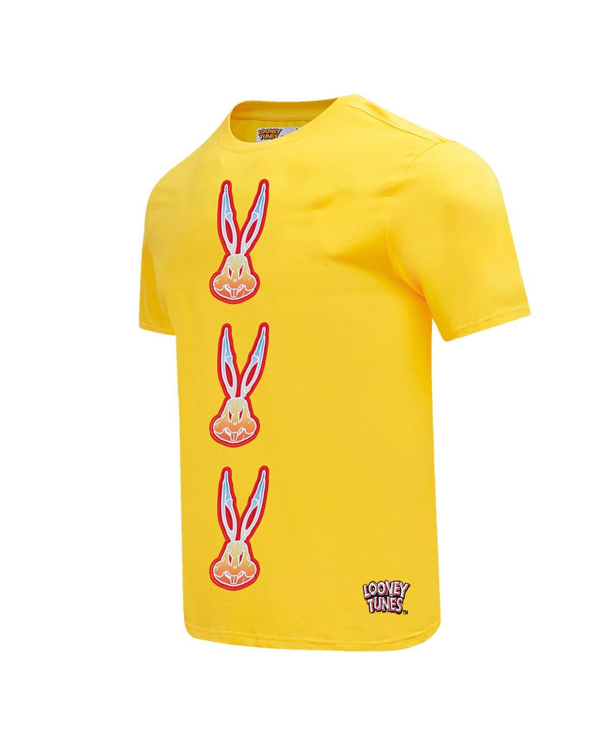 Shop Freeze Max Men's  Bugs Bunny Yellow Looney Tunes Acid Colors T-shirt