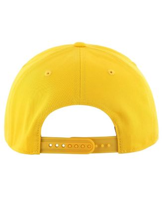 Men's Gold Los Angeles Lakers Overhand Logo Hitch Adjustable Hat